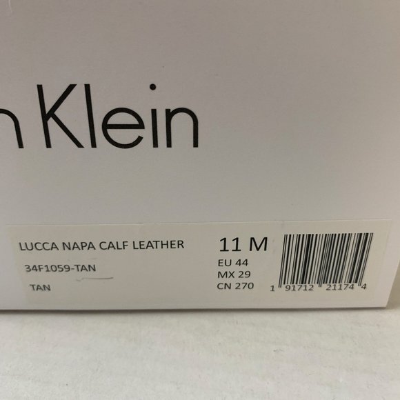 Calvin Klein Men's Lucca Leather Dress Shoes - Picture 14 of 15